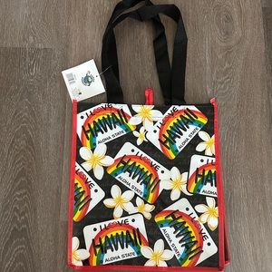 I Love Hawaii License Plate Reusable Tote